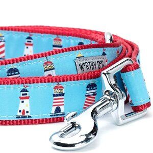 LABOR DAY SALE 🏷️ The Worthy Dog Lighthouse Leash and Collar Set - Size Small